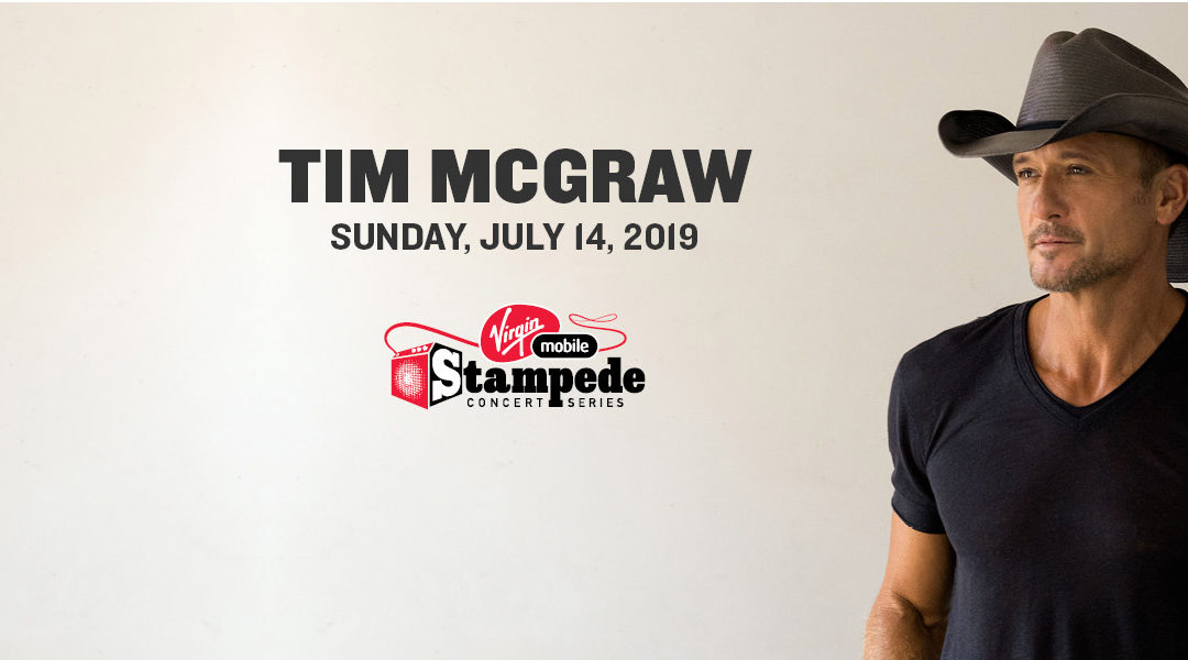 Tim McGraw hits the stage for the 2019 Calgary Stampede’s final night at the Virgin Mobile Stampede Concert Series